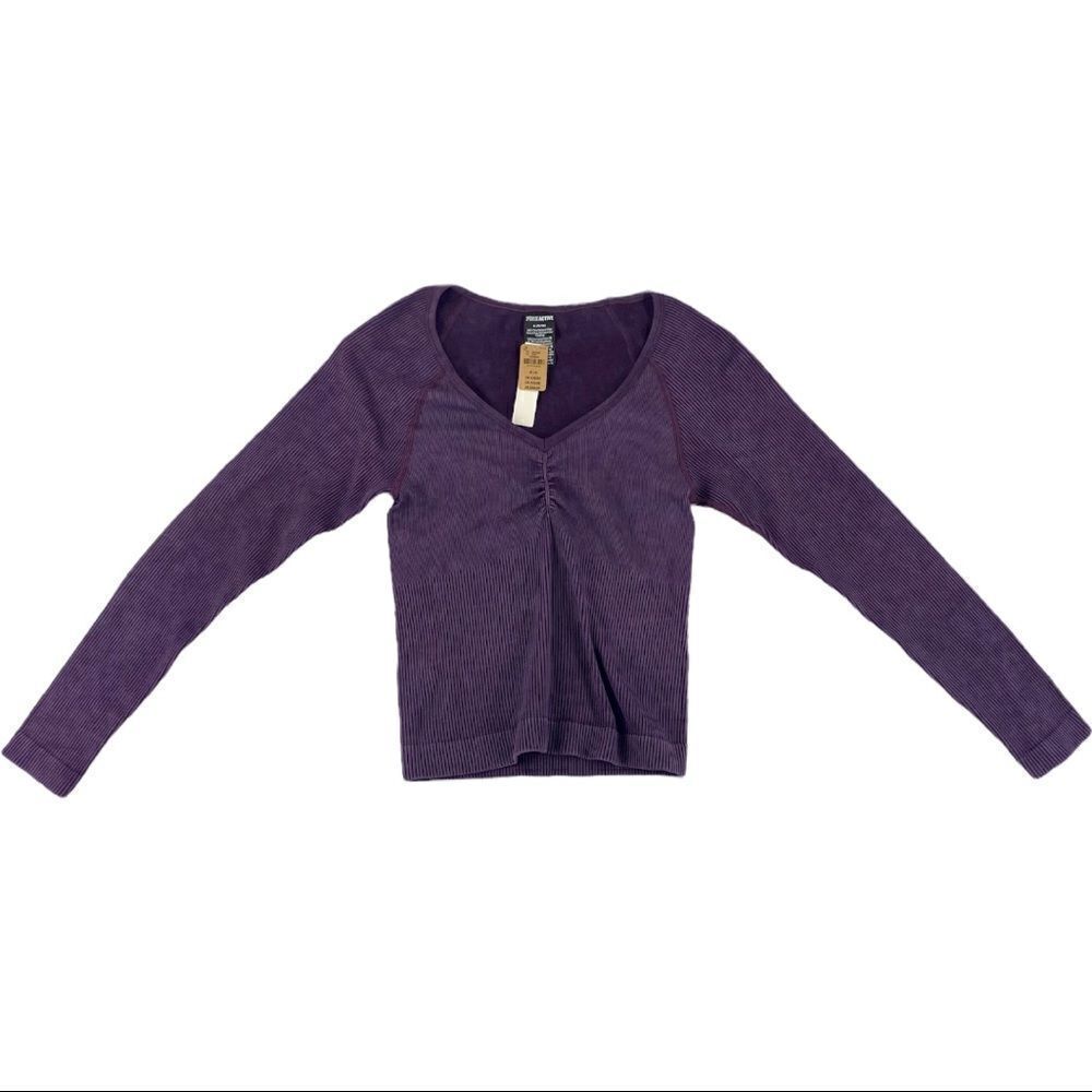 NWT PinkActive Compression Purple Long Sleeve Top